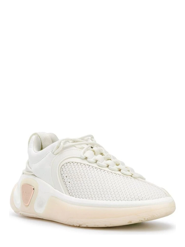 White Fabric Athletic Sneakers alternative