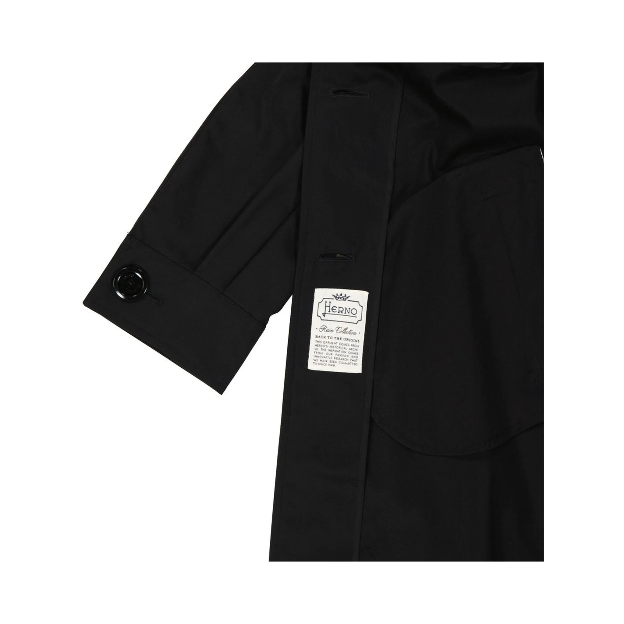 Black Cotton Parka