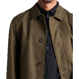 Bicolor Cotton Coat