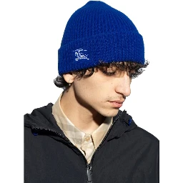 Blue Cashmere Beanie