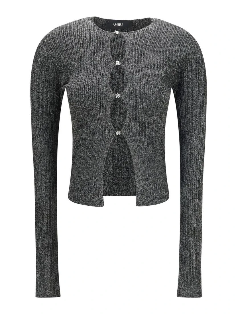 Black Viscose Cardigan