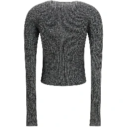Black Viscose Cardigan