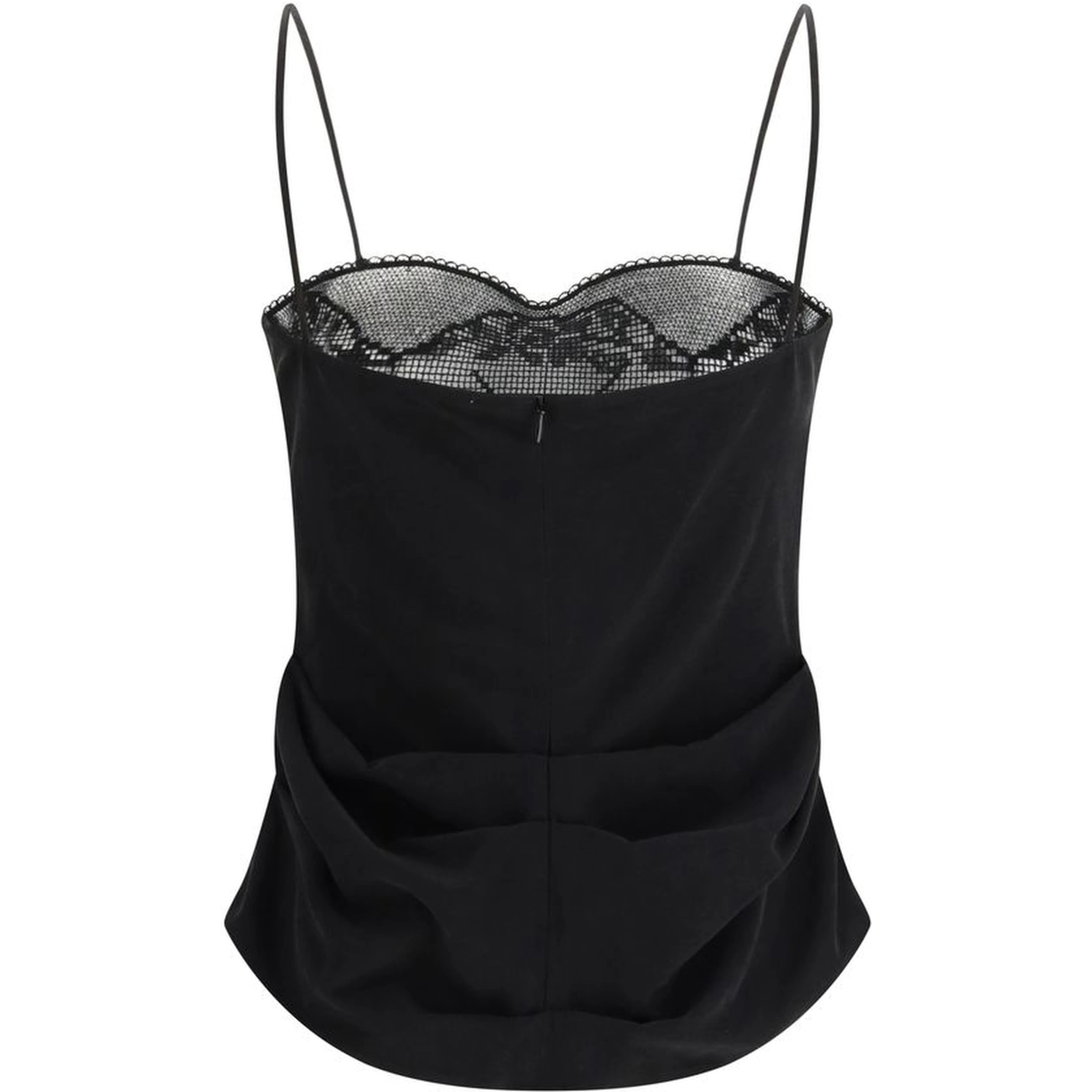 Black Silk Top