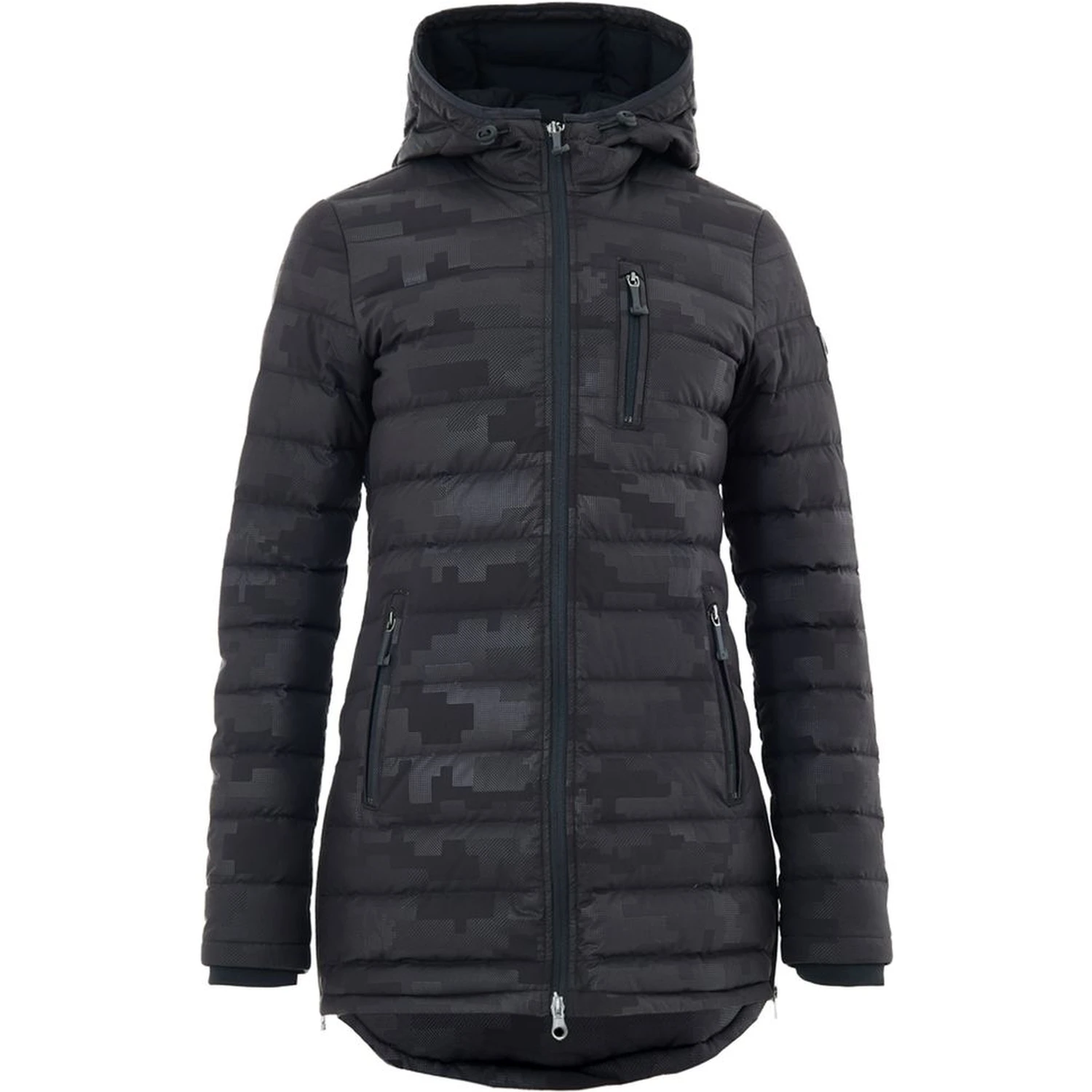Black Nylon Coat