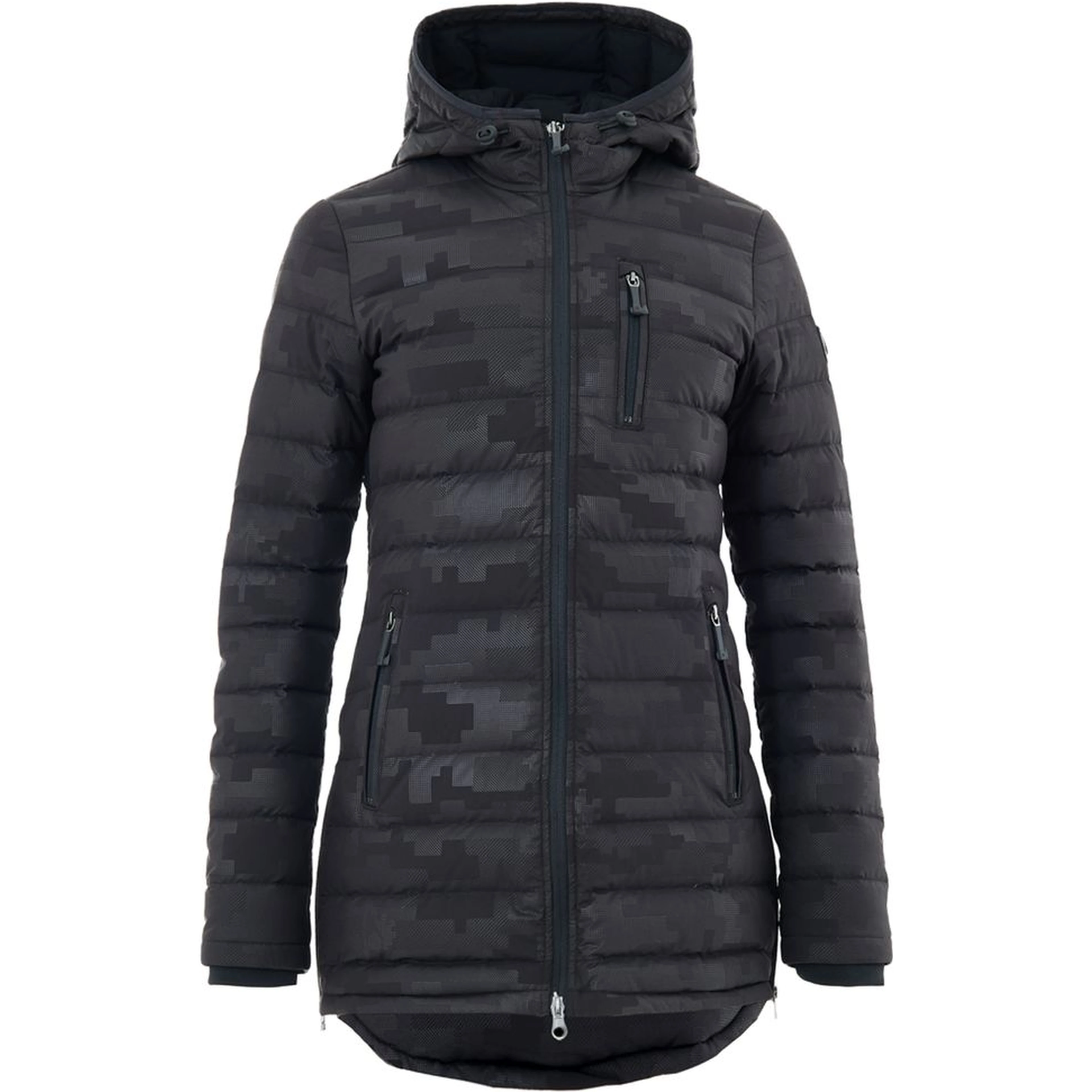 Black Nylon Coat