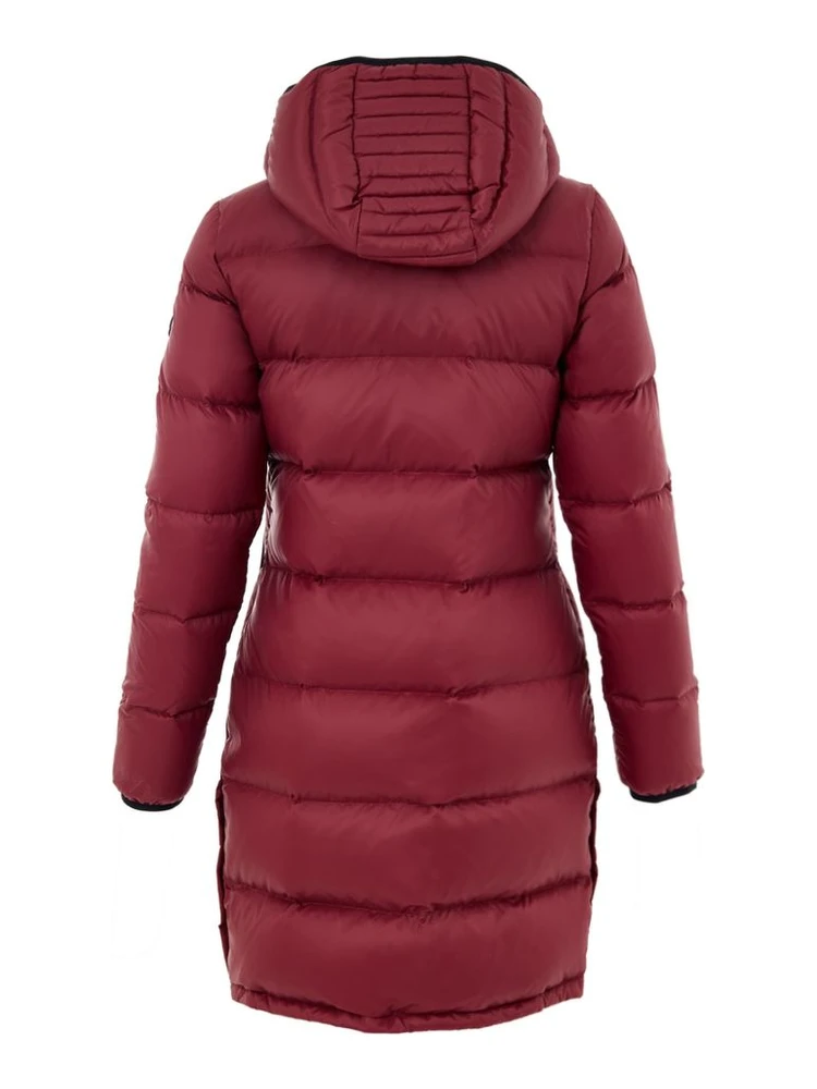 Bordeaux Cotton Full-Length Jacket alternative