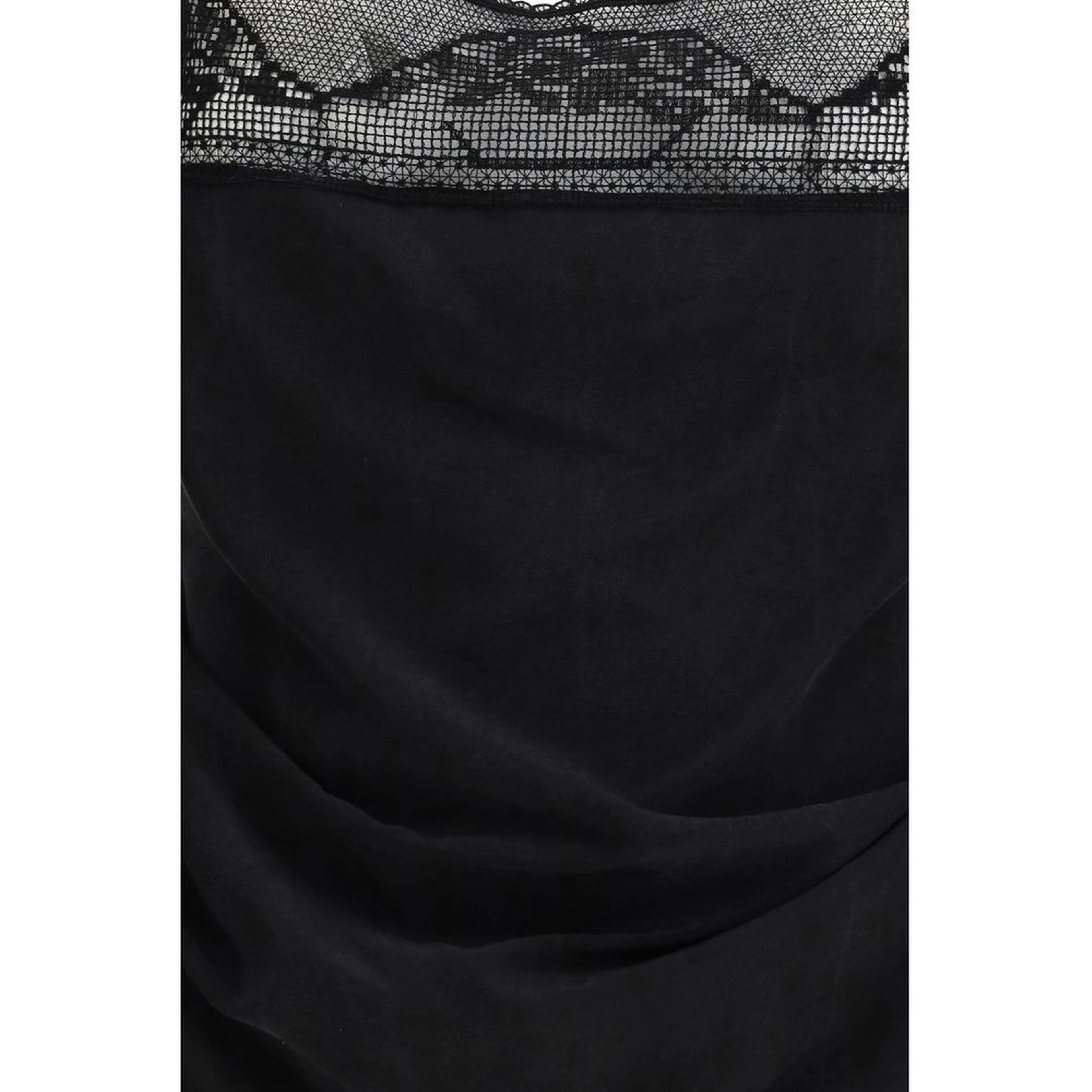 Black Silk Top