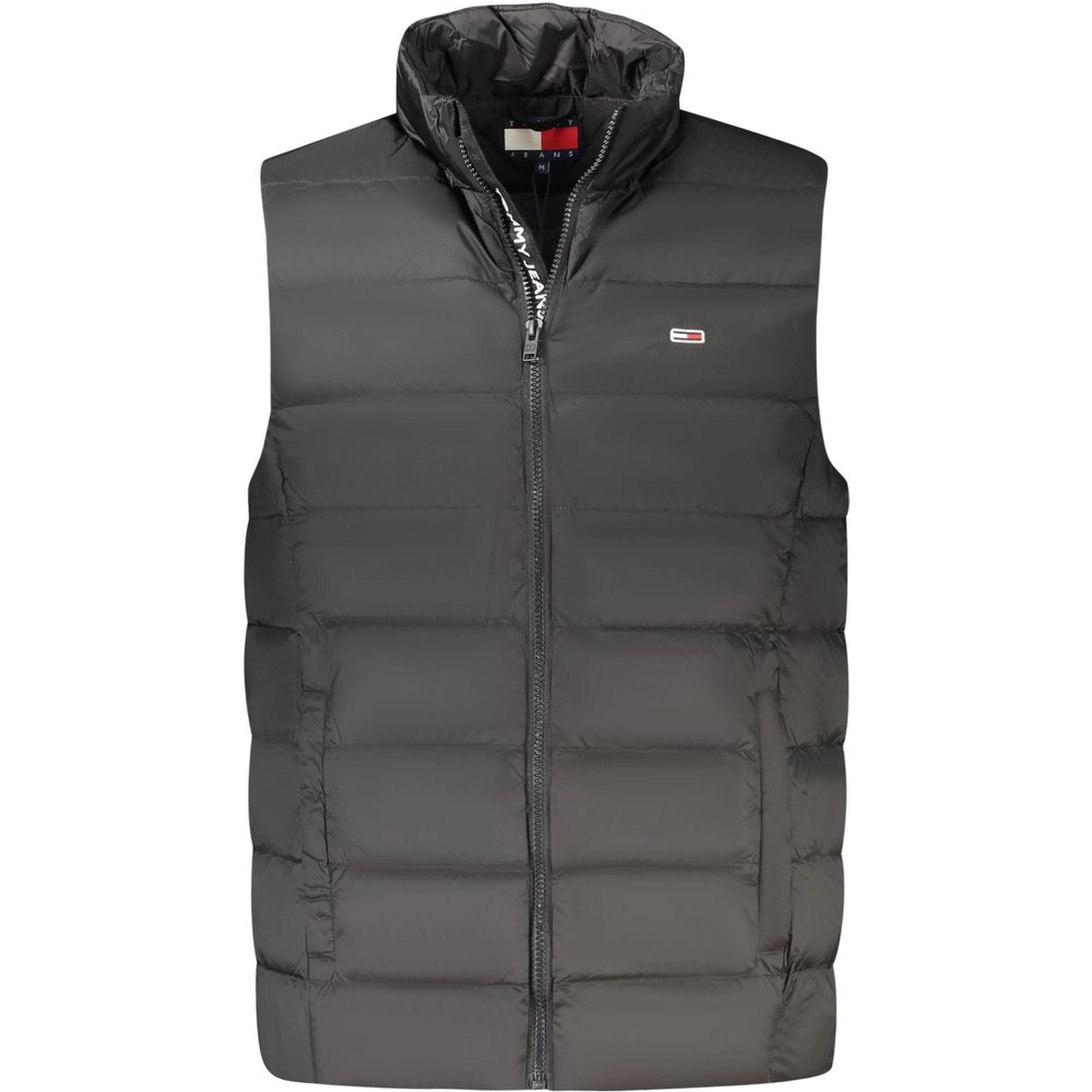 Black Nylon Men's Vest Jacket