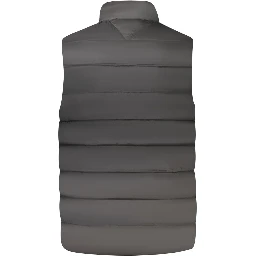 Black Nylon Men's Vest Jacket