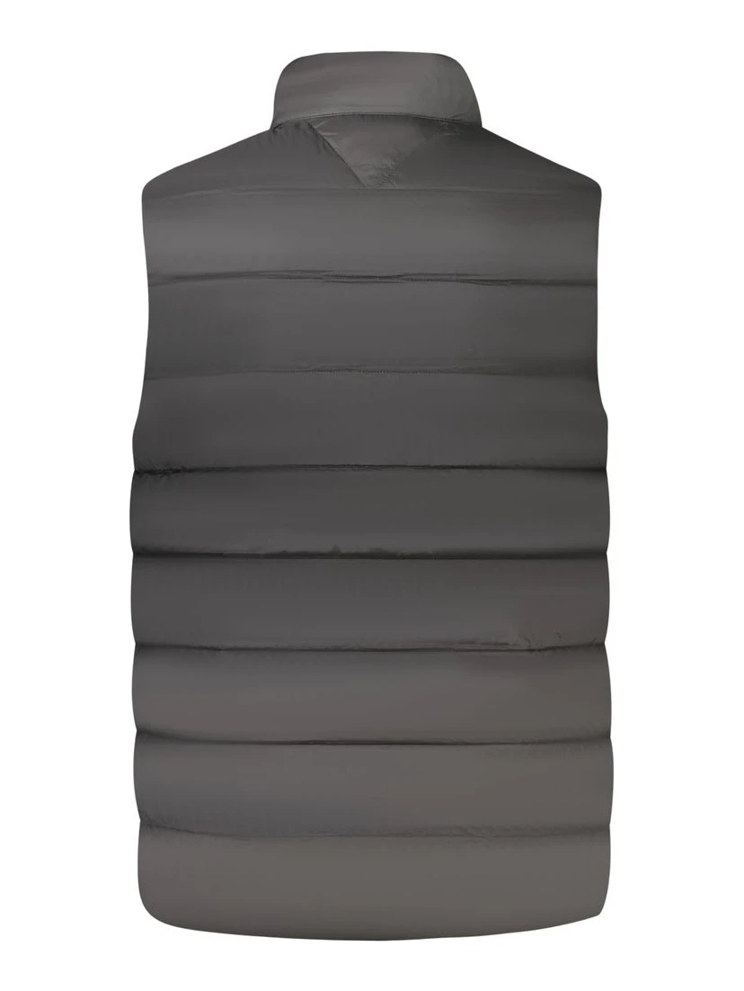 Black Nylon Men's Vest Jacket