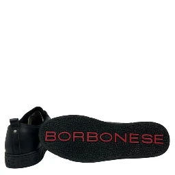 Black Leather Men Sneaker