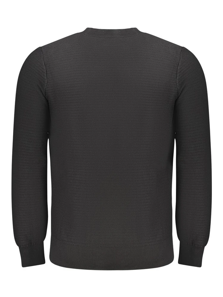 Black Cotton Men Sweater alternative