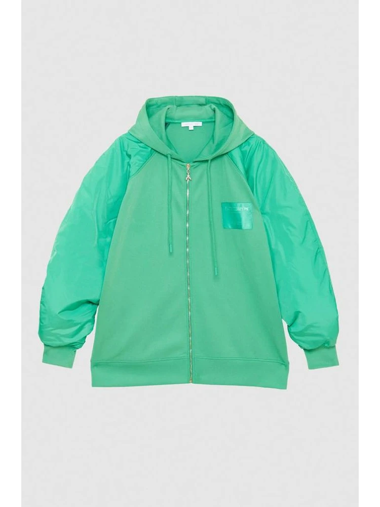 Green Polyester Sweatshirt