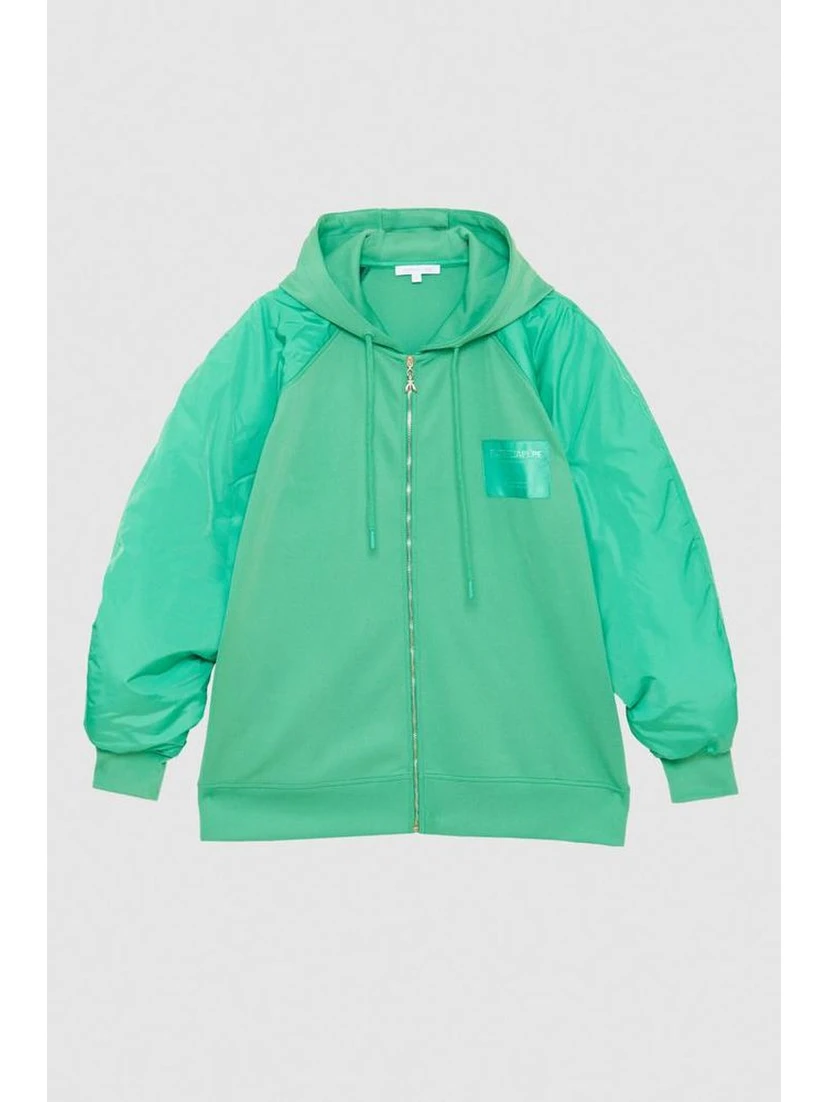 Green Polyester Sweatshirt