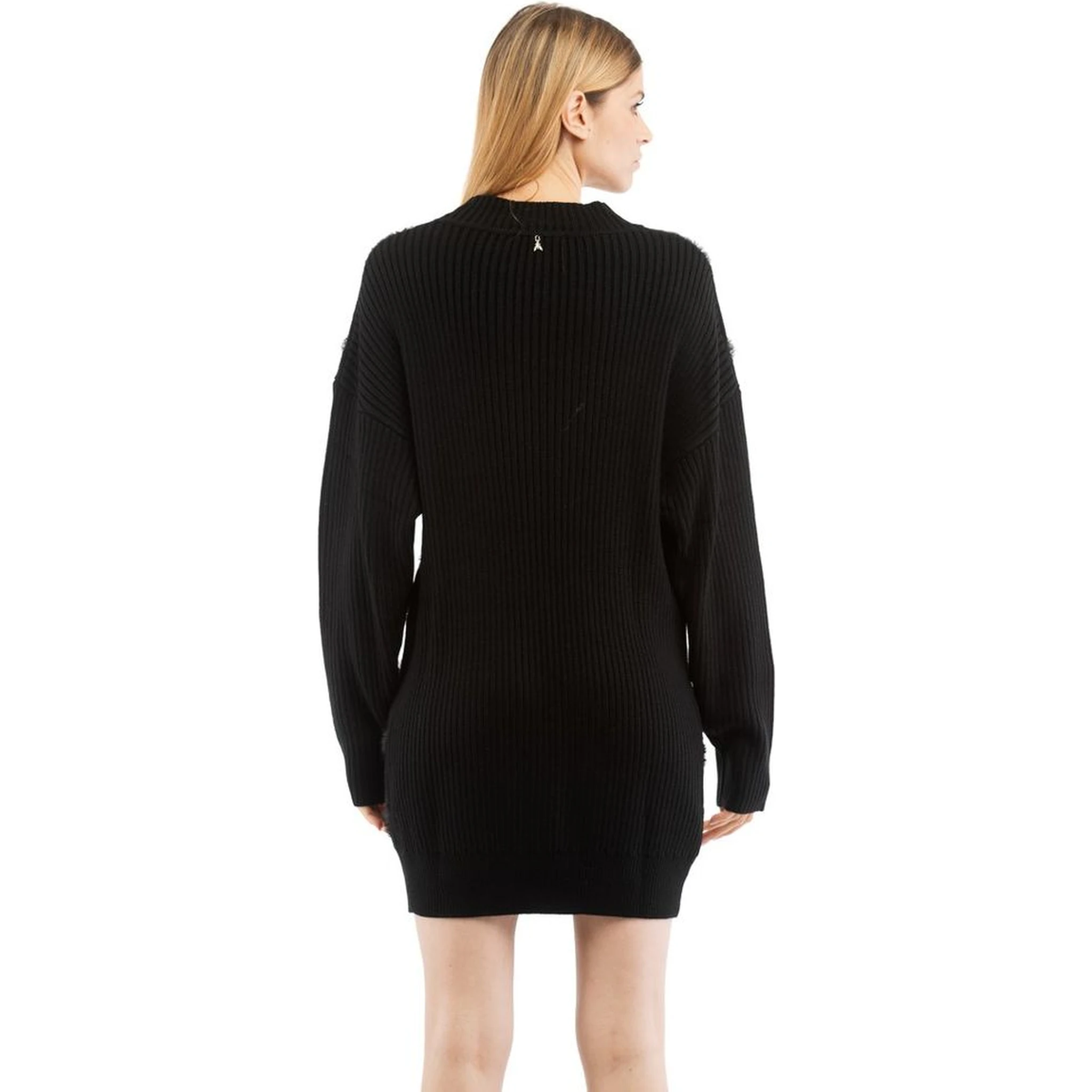 Black Nylon Casual Dress