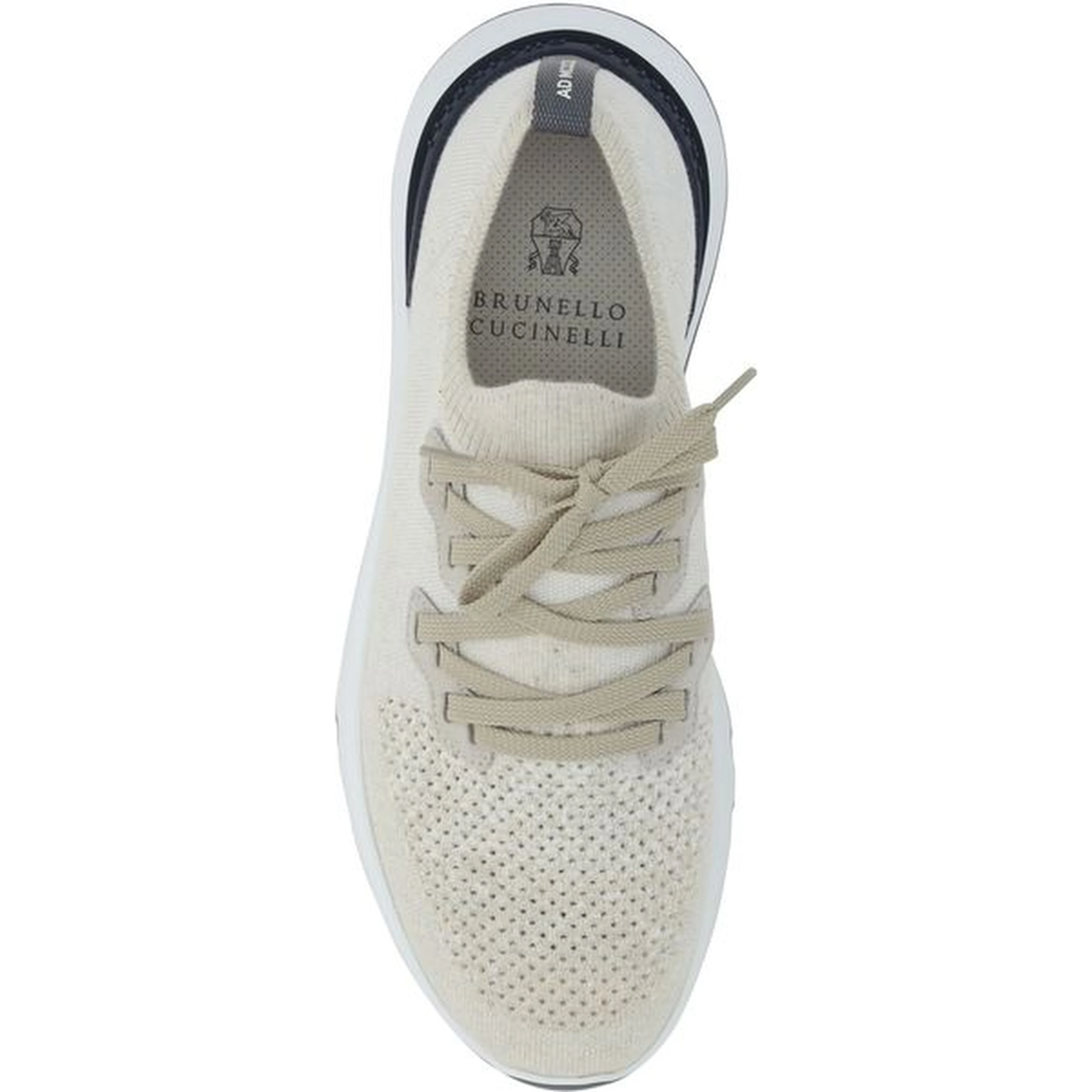 White Cotton Athletic Sneakers