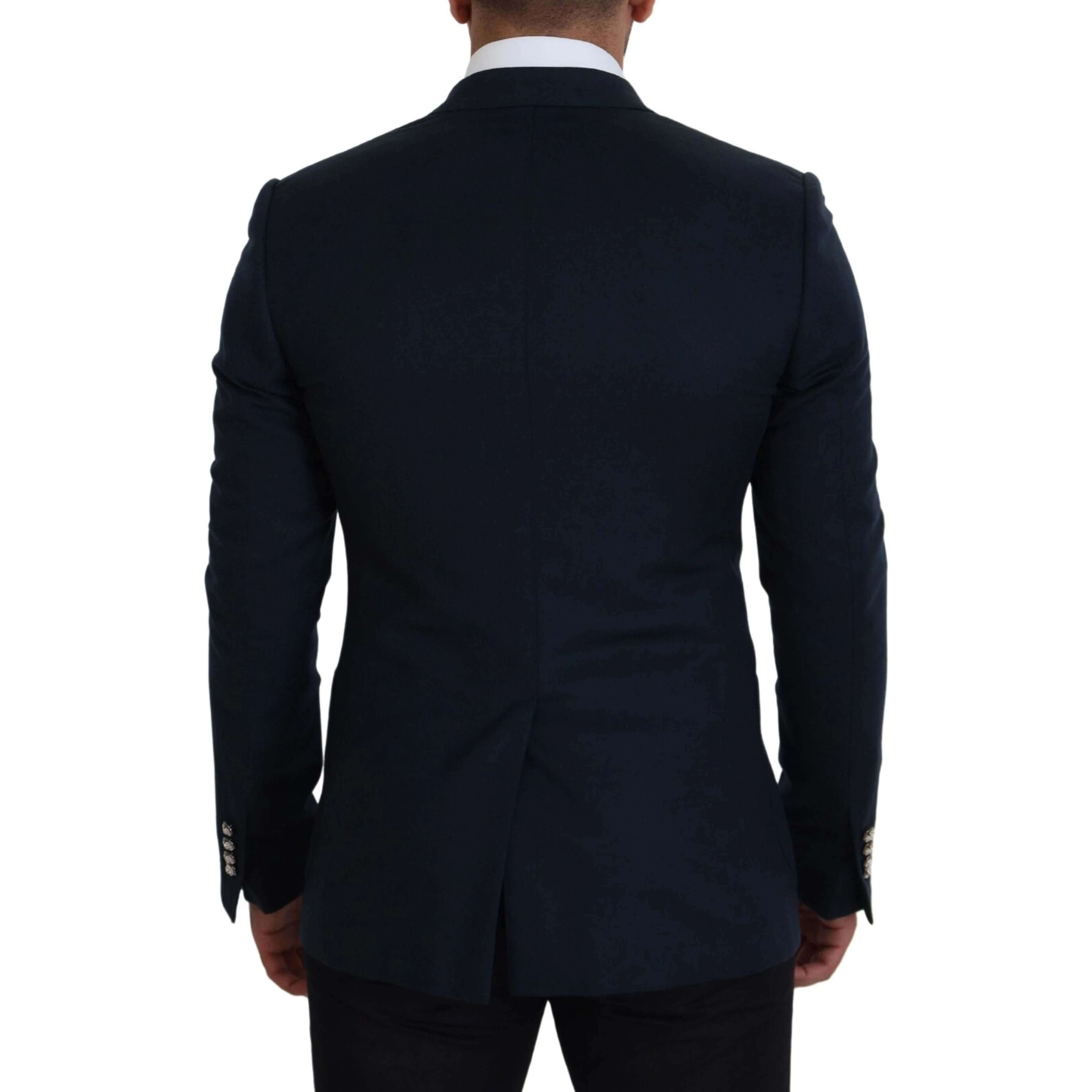 Blue Double Breasted Formal Coat Blazer