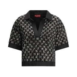 بلوزة سوداء من الفسكوز