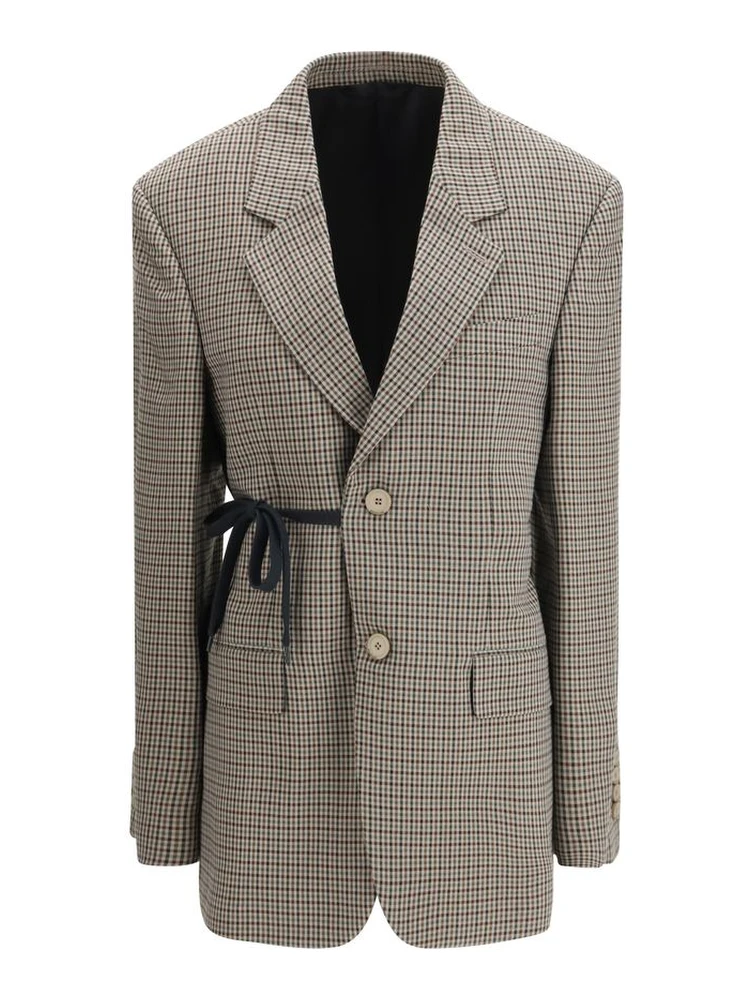 Multicolor Lyocell Coat