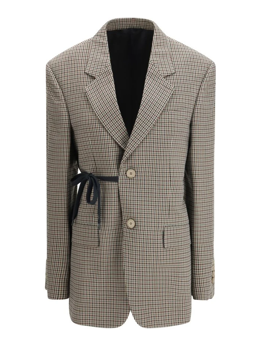 Multicolor Lyocell Coat