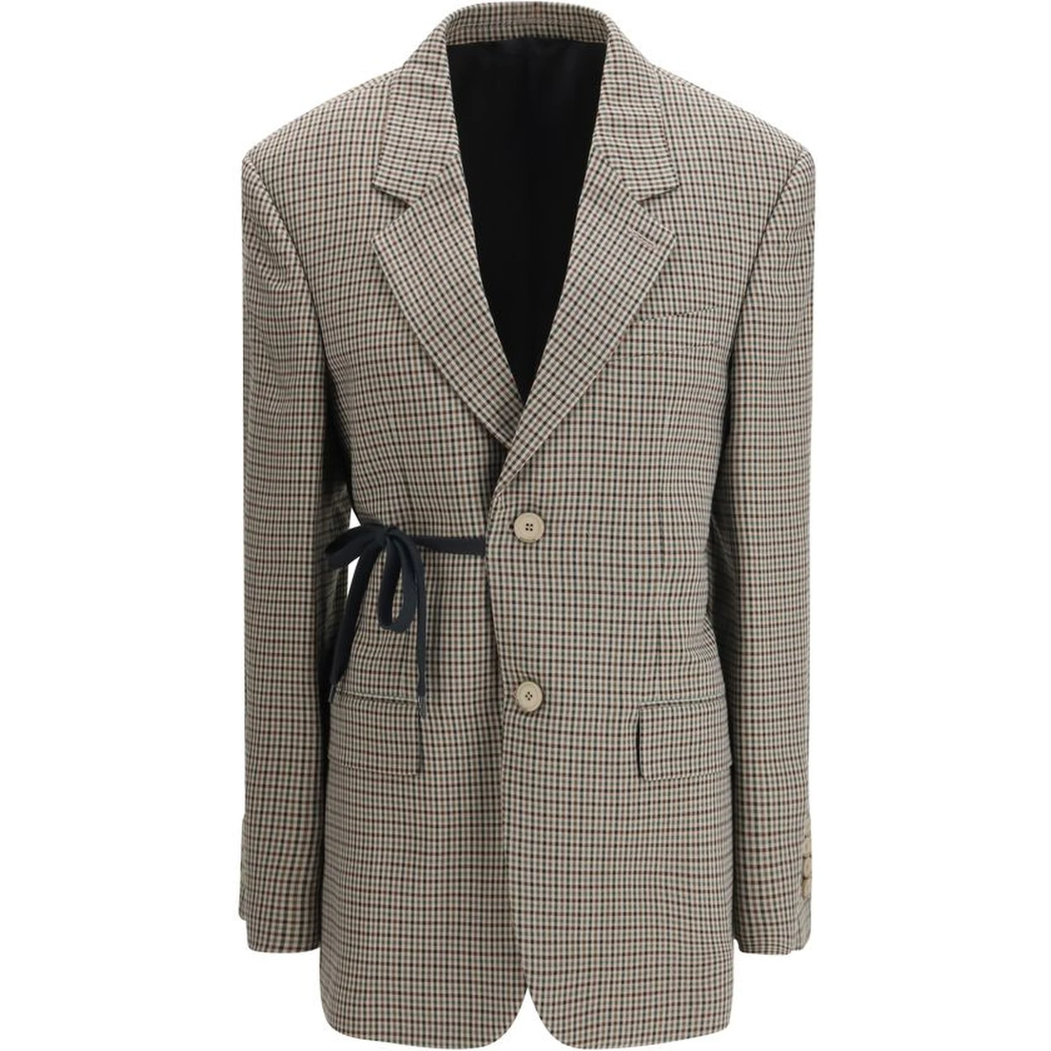 Multicolor Lyocell Coat