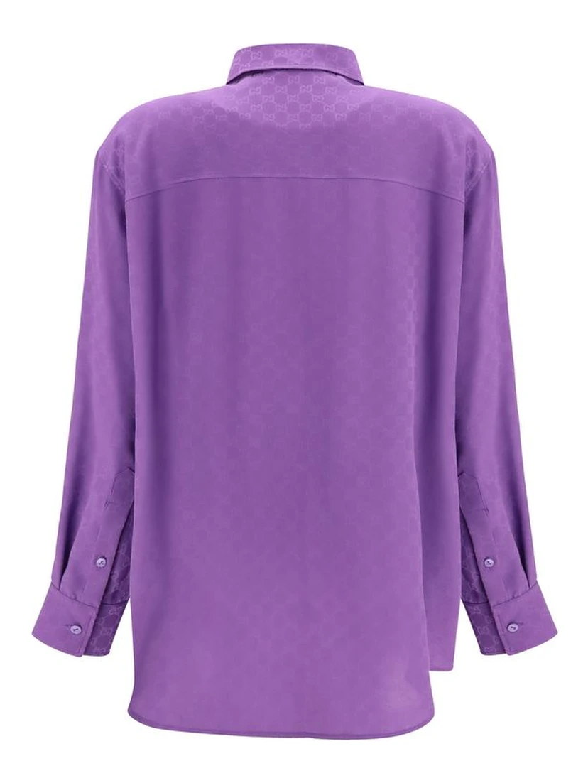 Multicolor Silk Dress Shirt