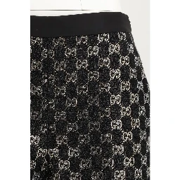 Black Viscose Short And Mini Shorts
