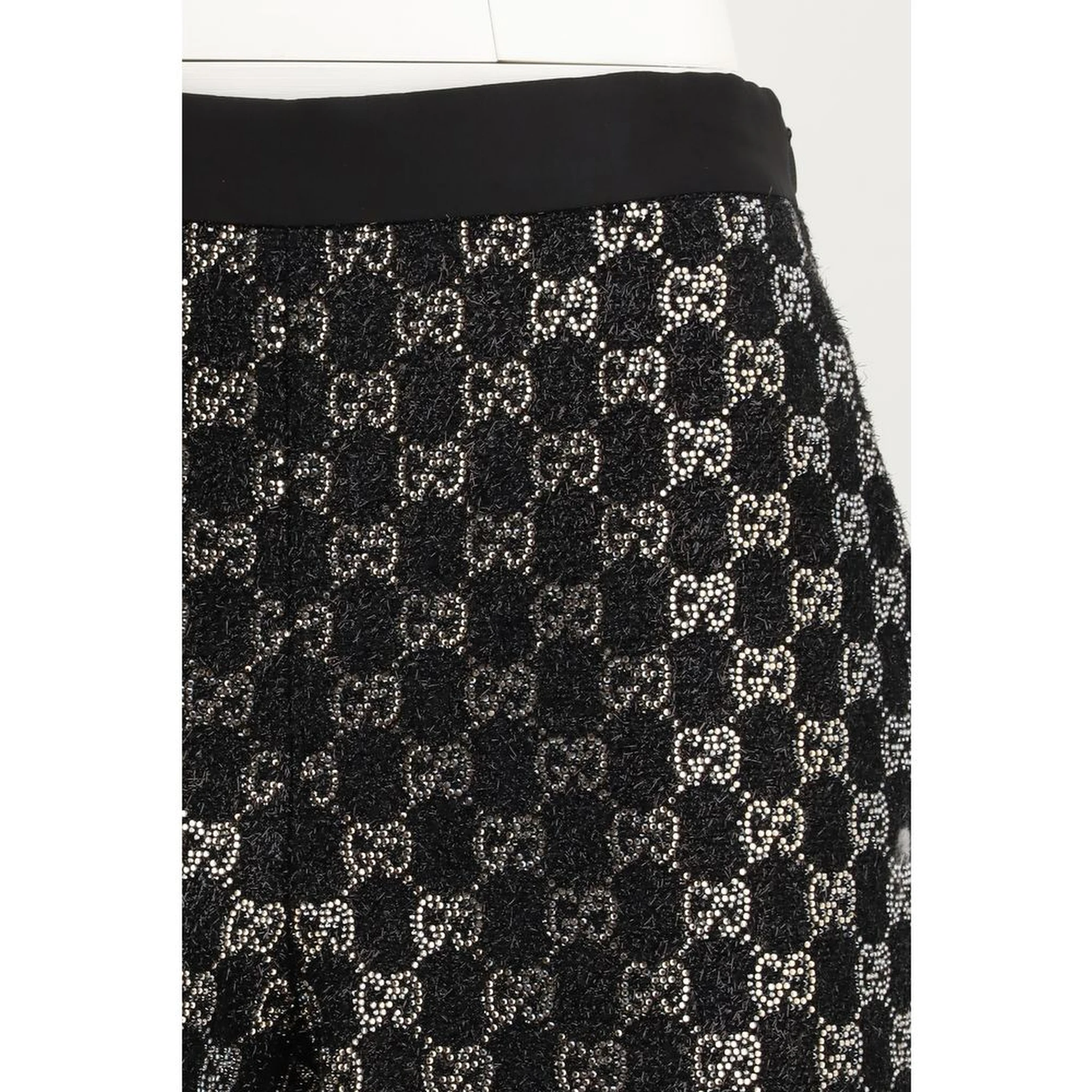 Black Viscose Short And Mini Shorts