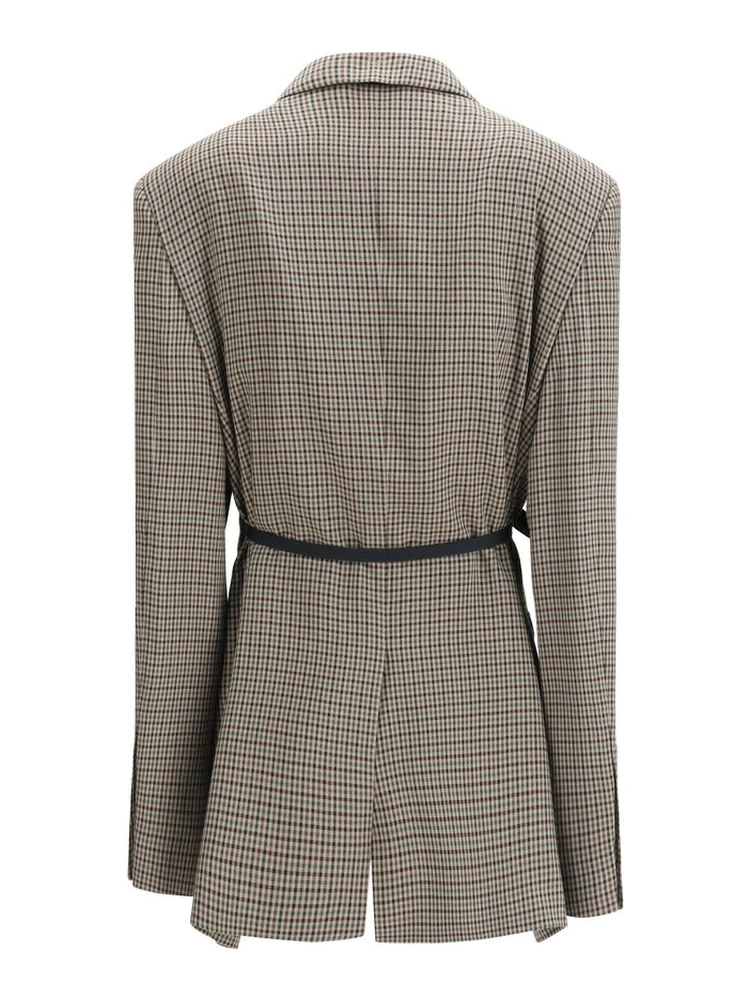 Multicolor Lyocell Coat alternative