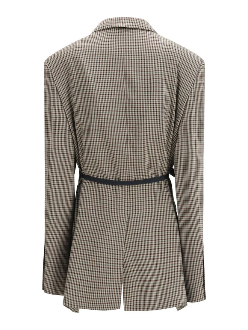 Multicolor Lyocell Coat