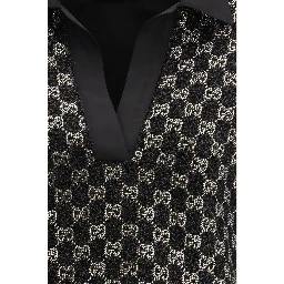 بلوزة سوداء من الفسكوز