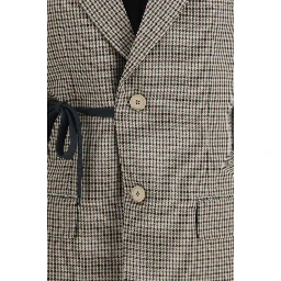 Multicolor Lyocell Coat