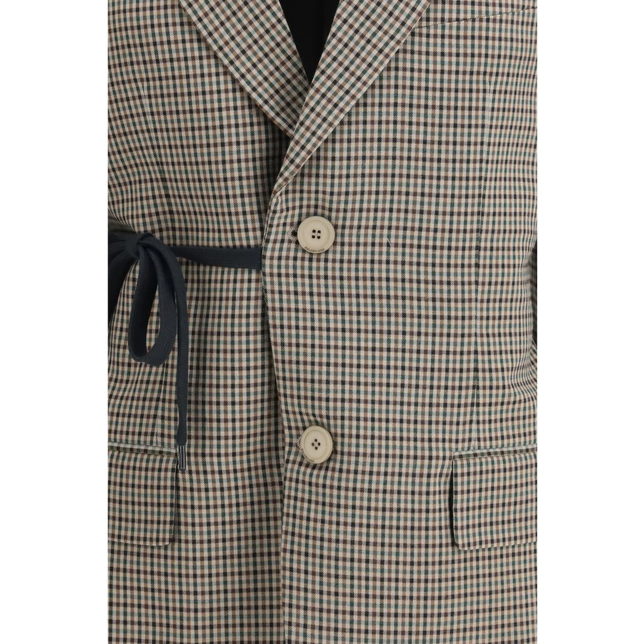 Multicolor Lyocell Coat