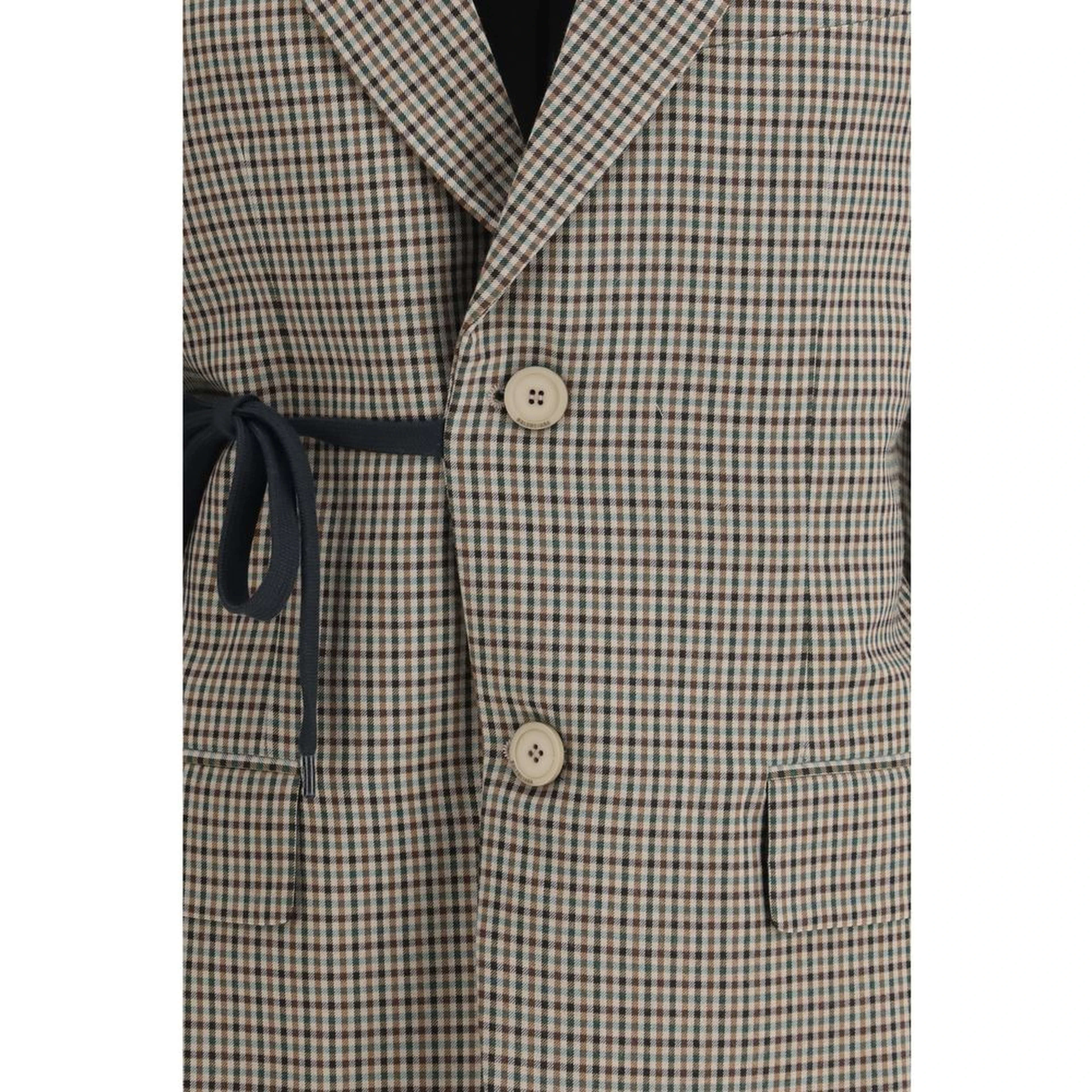 Multicolor Lyocell Coat