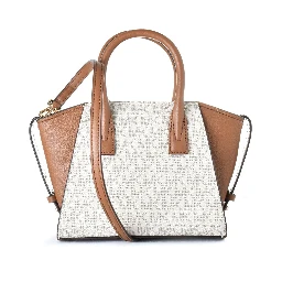 Beige Canvas Handbag