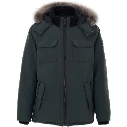 Green Nylon Parka