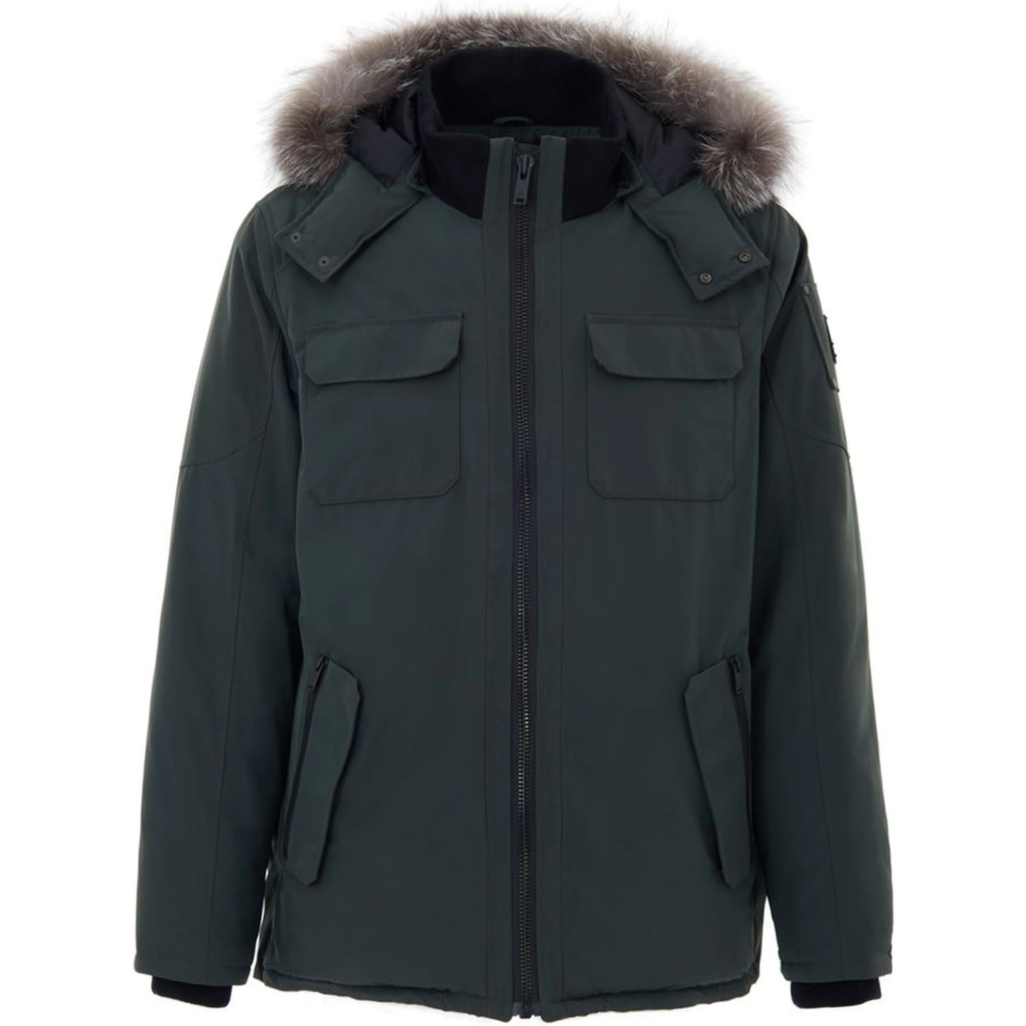 Green Nylon Parka