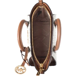 Beige Canvas Handbag
