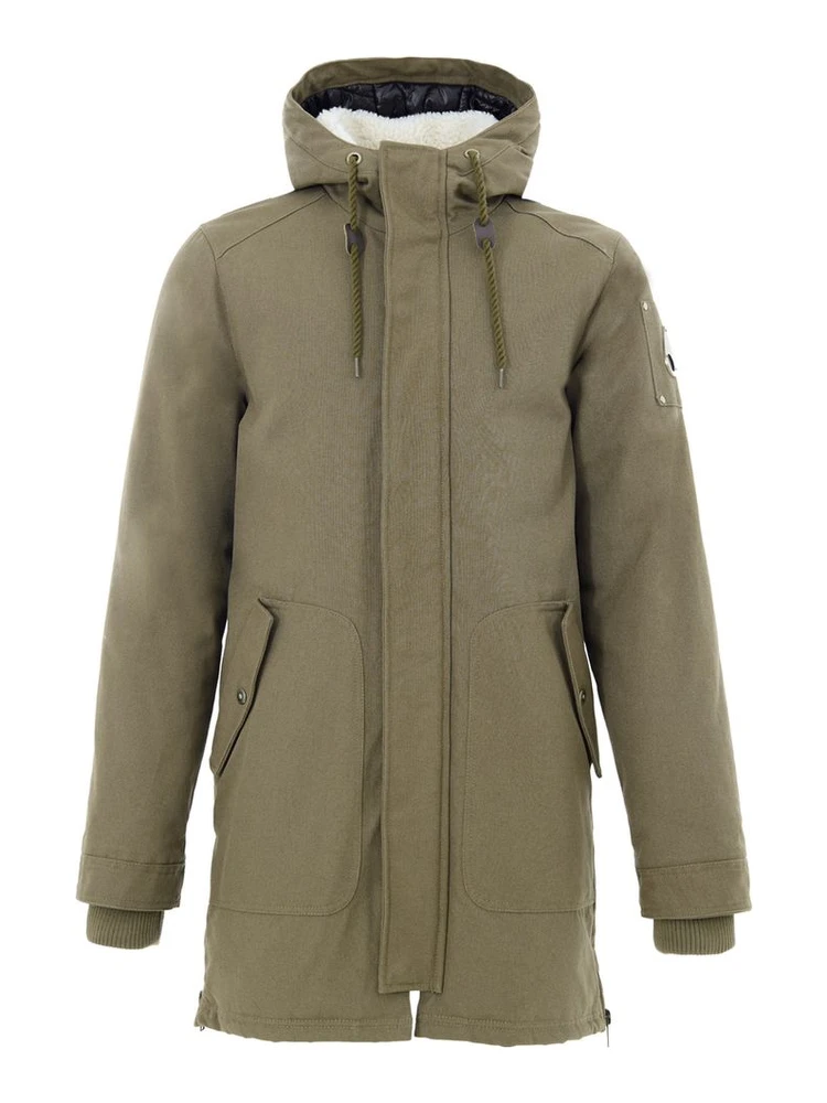 Green Cotton Parka
