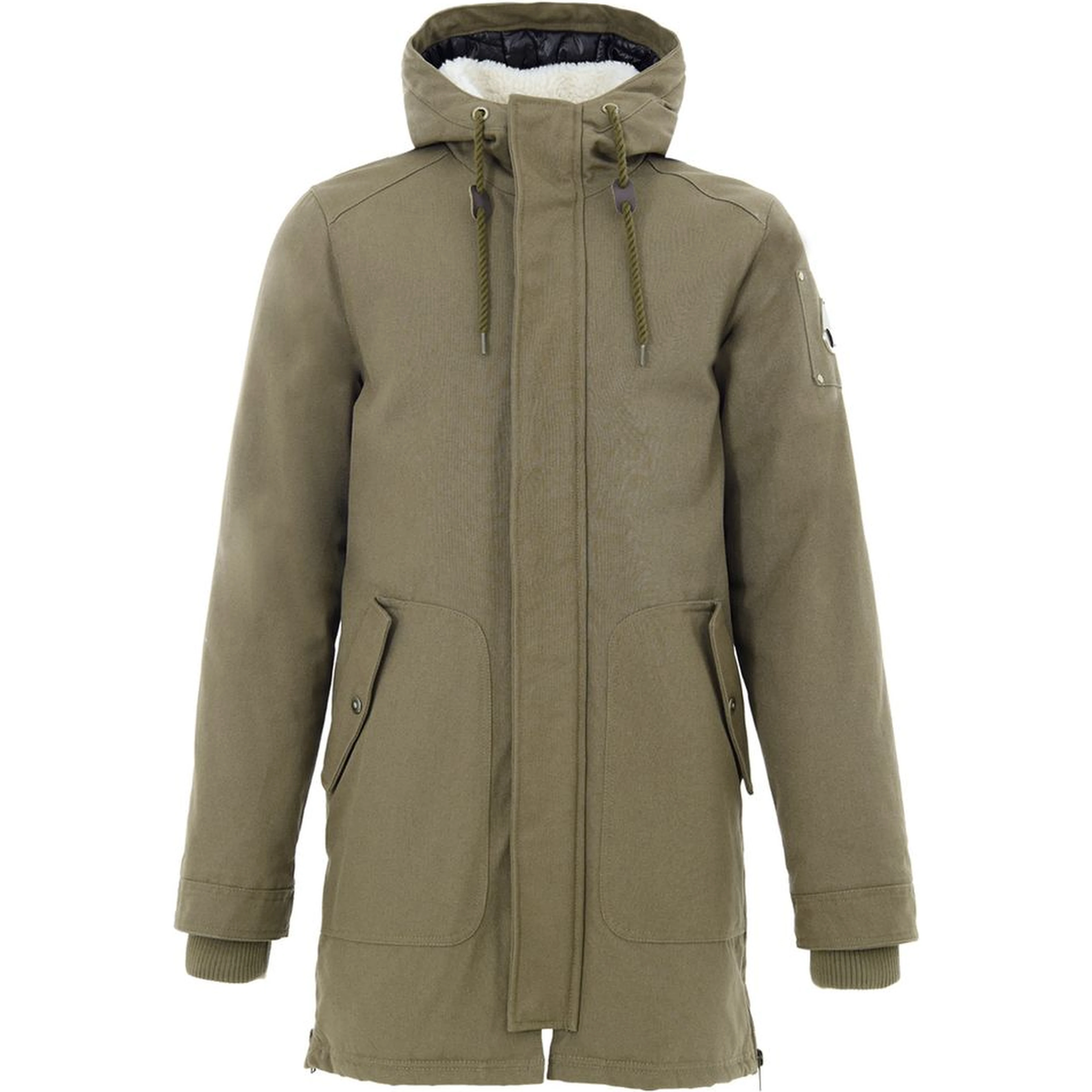 Green Cotton Parka