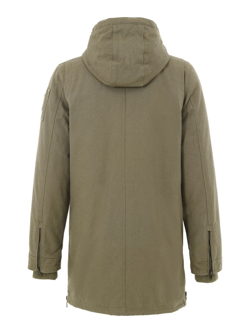 Green Cotton Parka