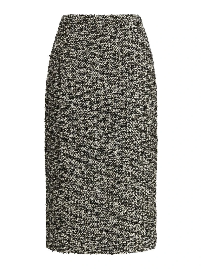 Multicolor Polyamide Midi Skirt