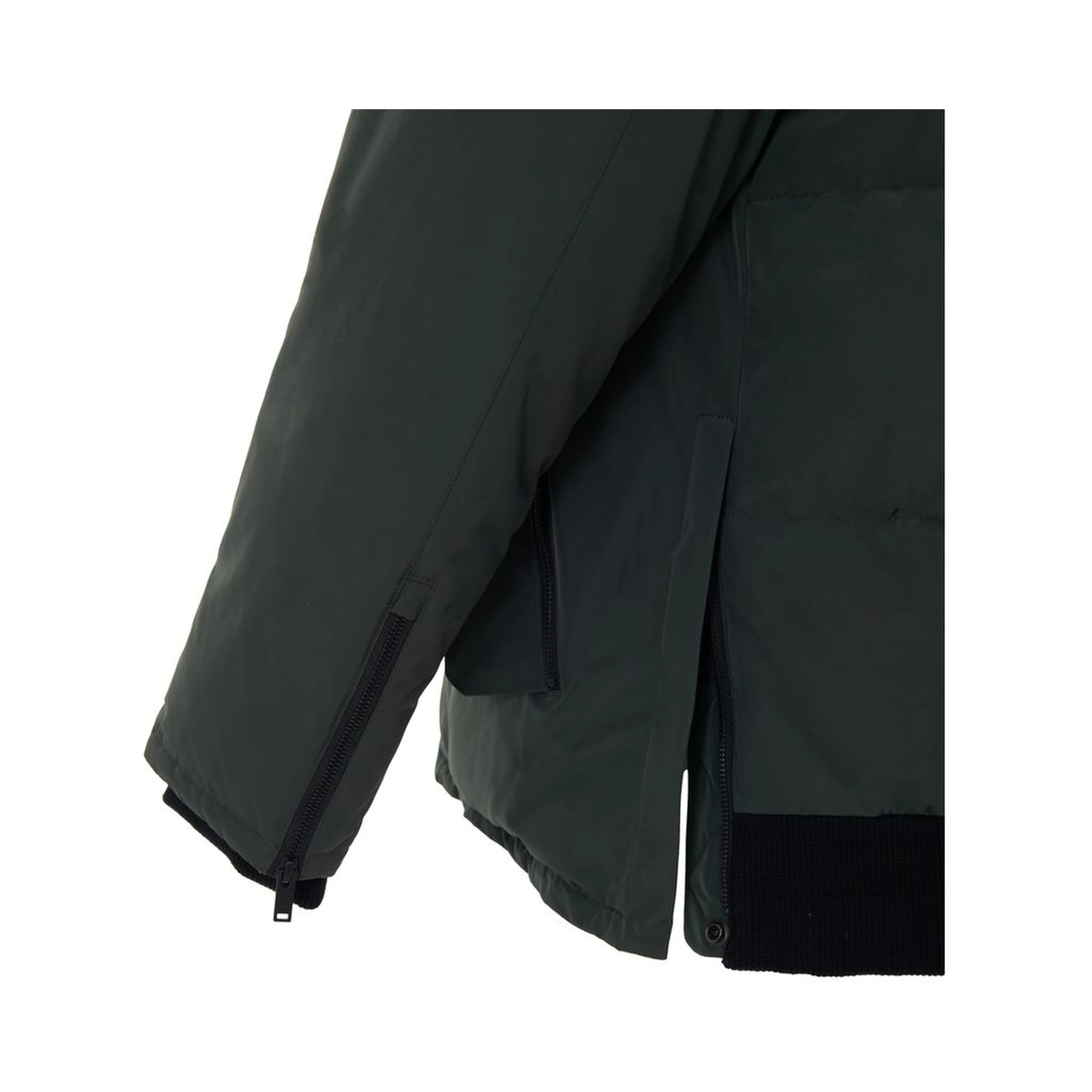 Green Nylon Parka