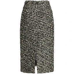 Multicolor Polyamide Midi Skirt