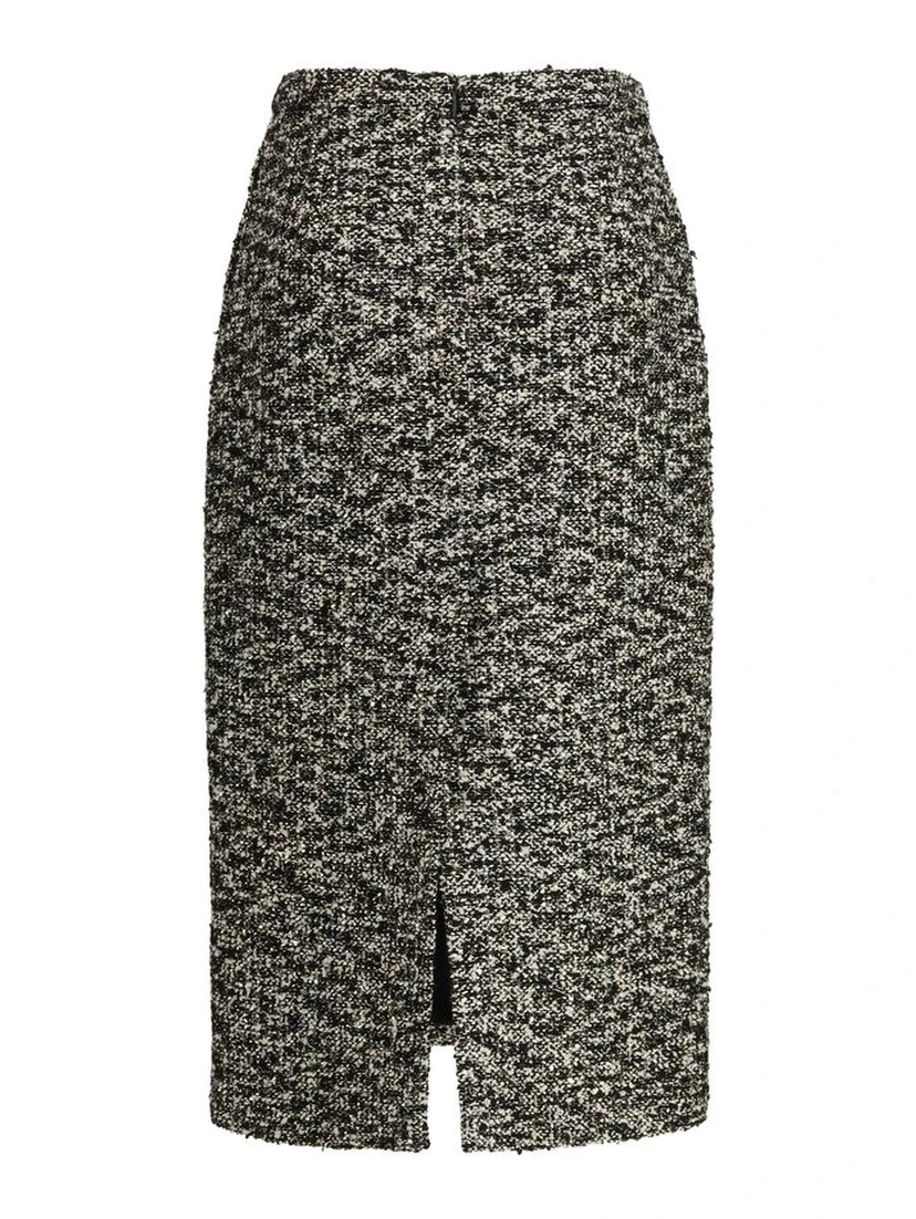 Multicolor Polyamide Midi Skirt