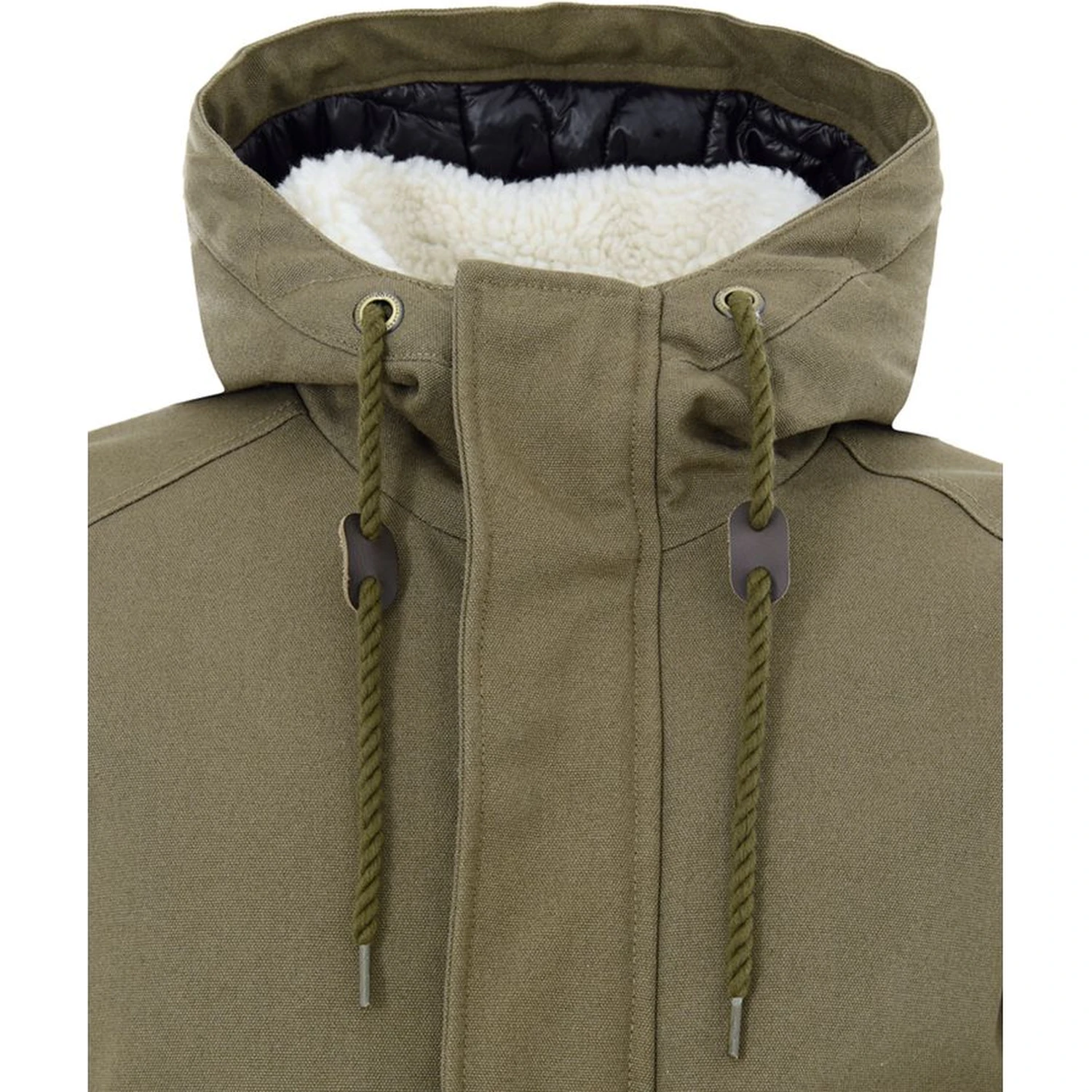 Green Cotton Parka