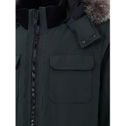Green Nylon Parka
