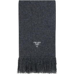 Gray Cashmere Scarf