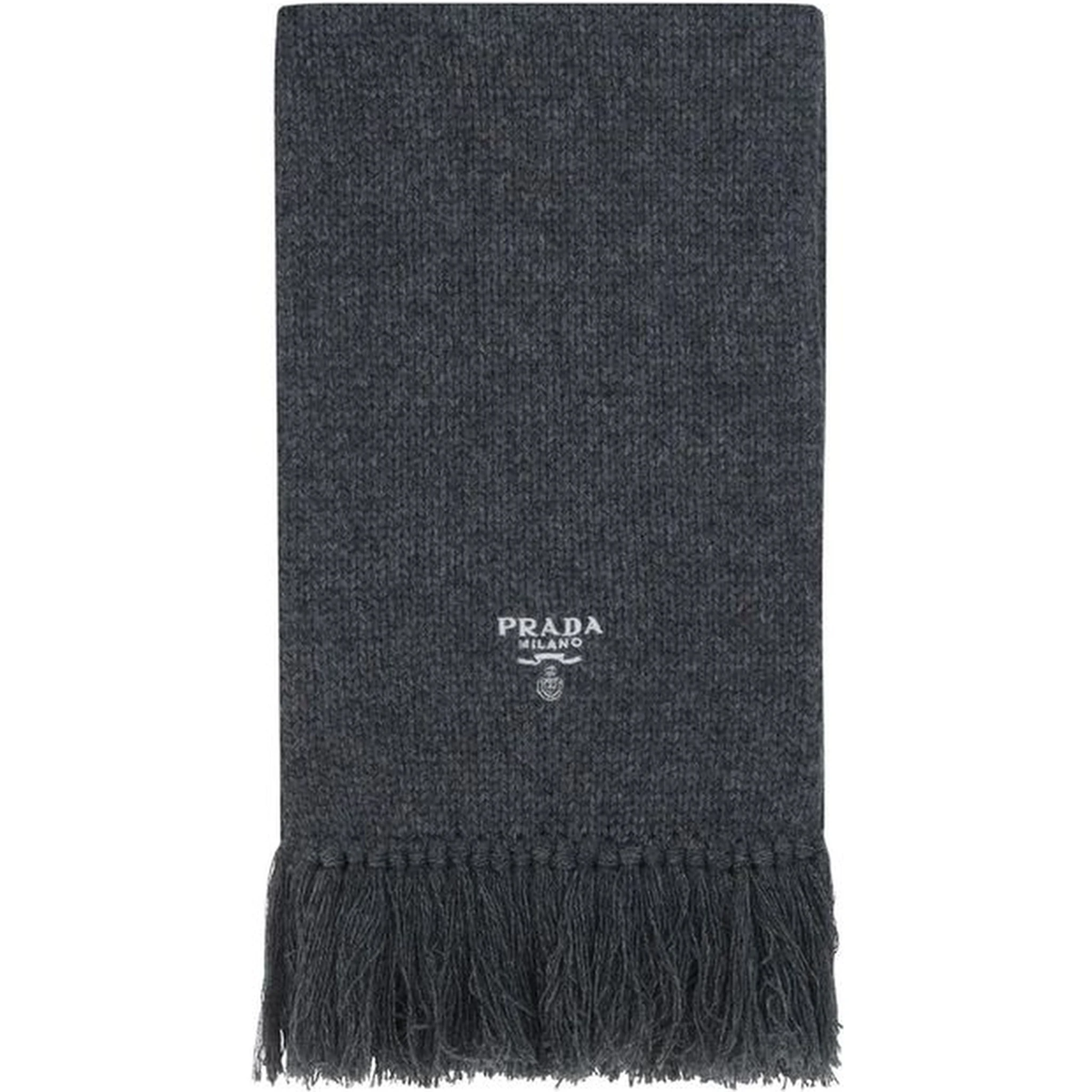 Gray Cashmere Scarf