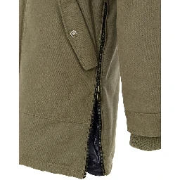 Green Cotton Parka